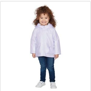 Carter’s NWT SZ 2T Lightweight lined Purple iridescent Hooded Jacket for Kids